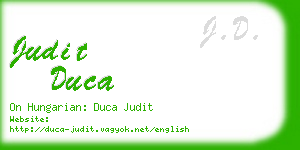 judit duca business card
